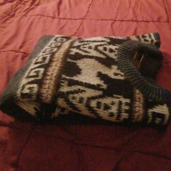 MEN'S XL 100% WOOL ECUADOR CHRISTMAS SWEATER!!!! - Picture 8 of 8
